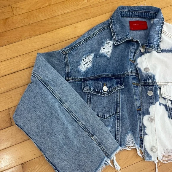 Custom Hand Painted Tennessee Vols Distressed Denim Jacket - Picture 8 of 10